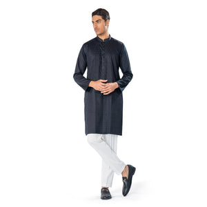 black shalimar kurta