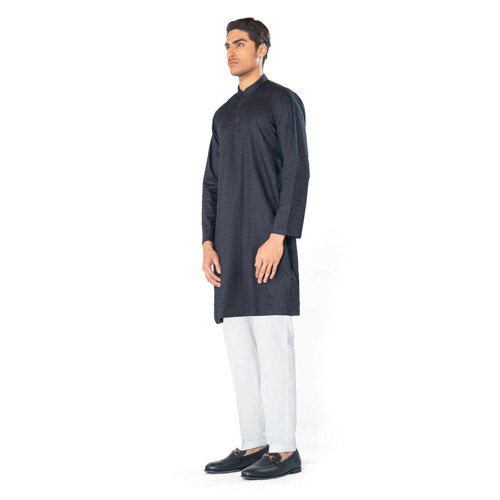 black shalimar kurta