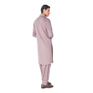 Kameez & Shalwar Set in Coral Wash & Wear