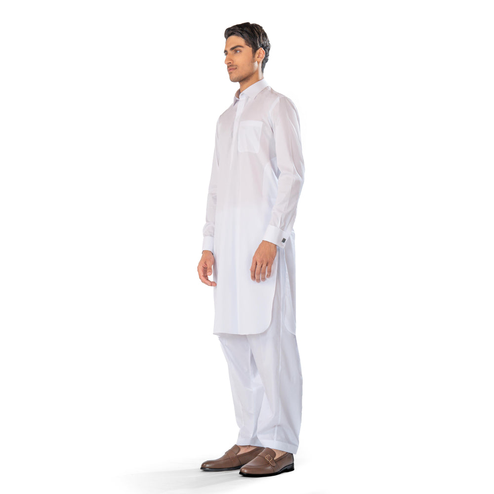 white kameez shalwar