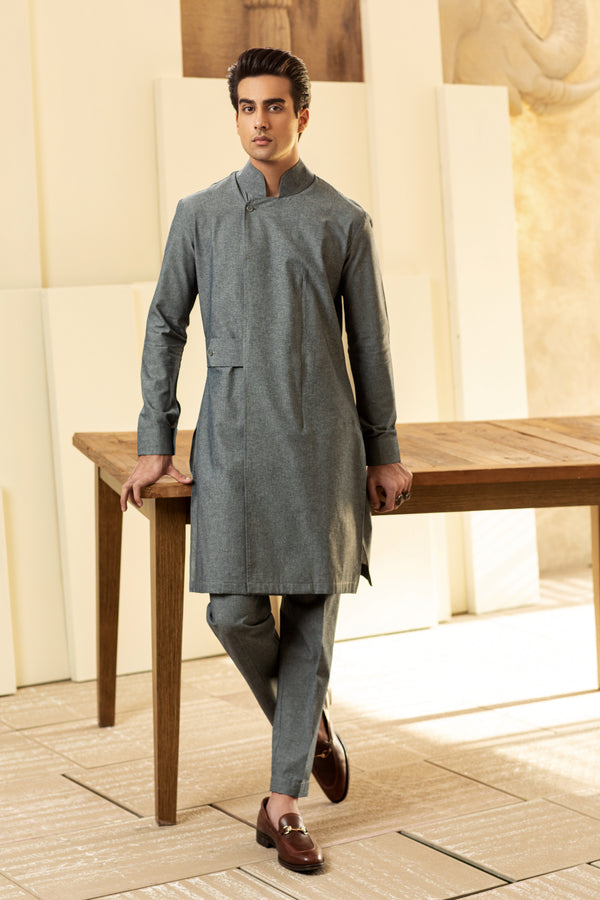Shambala Kurta & Trouser Set in White