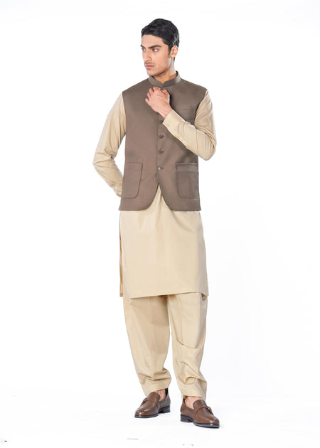brown waistcoat