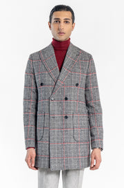 Double Breasted Jacket Mid-Length