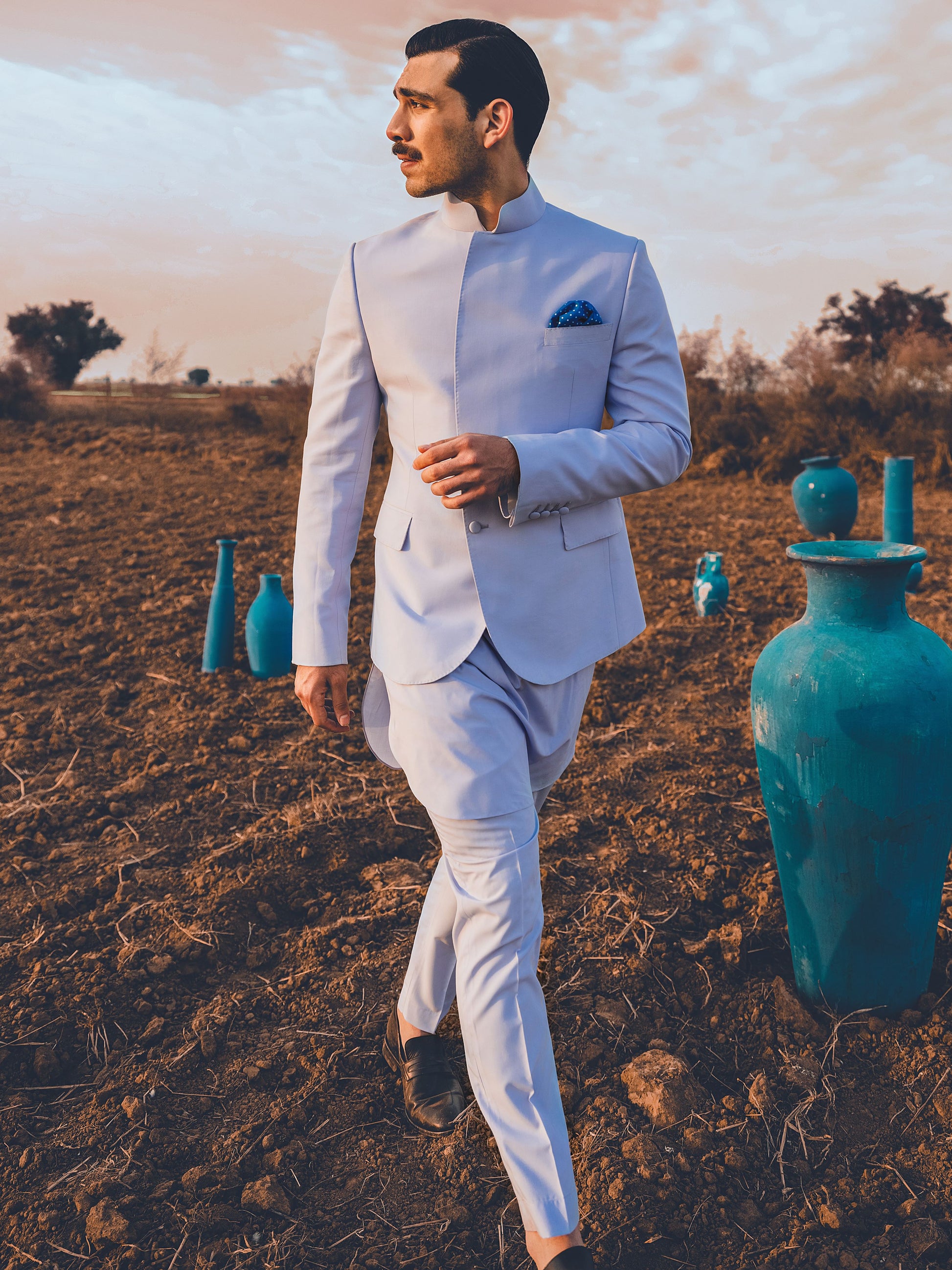 Musawwir (Ice Blue) | Ready-to-Wear