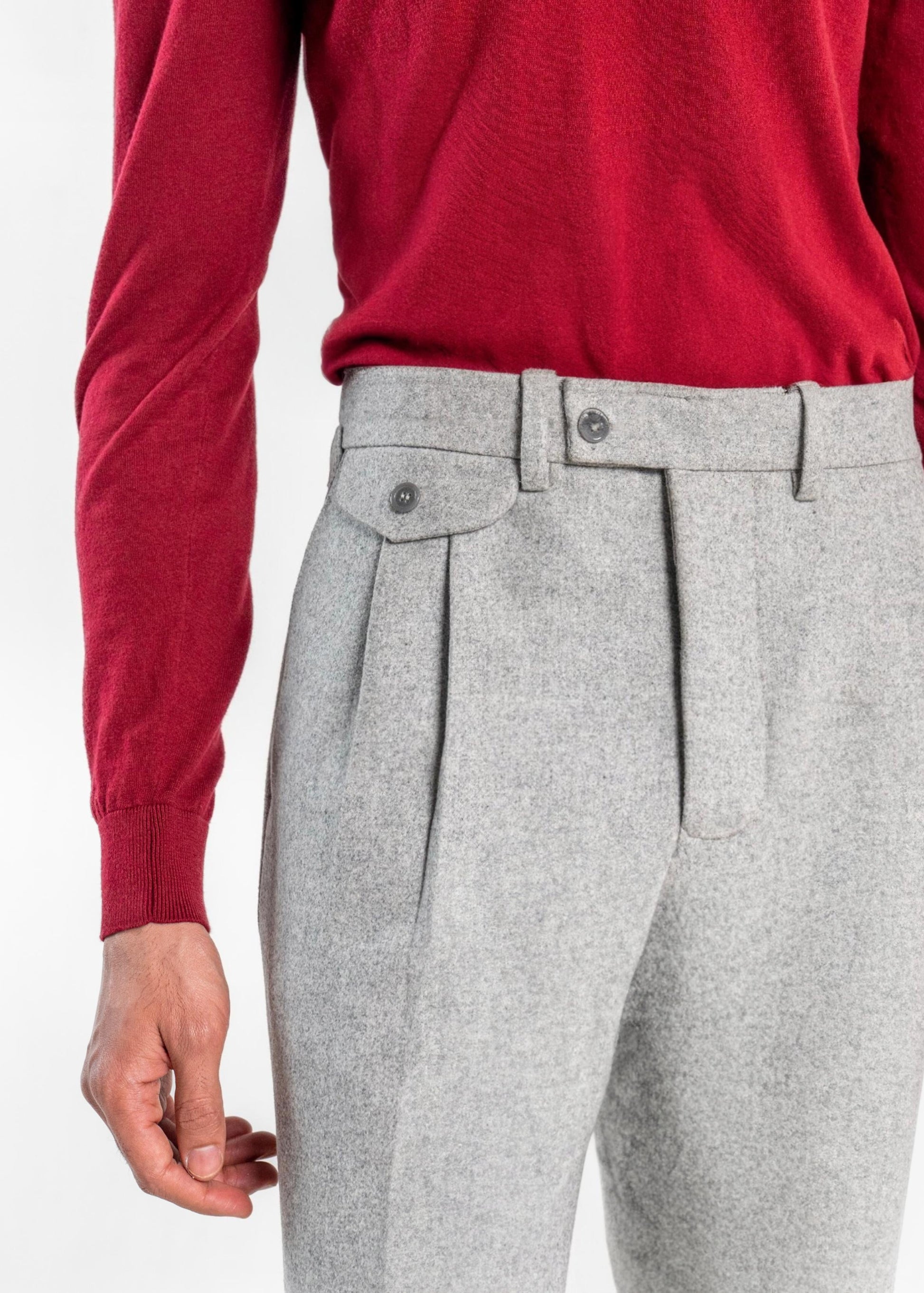 Grey Flannel Pants