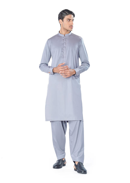light grey kurta shalwar