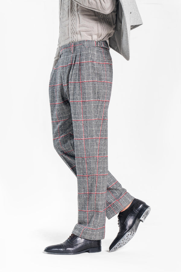 Plaid Vintage Trouser