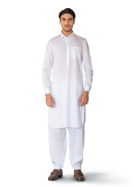 white kameez shalwar