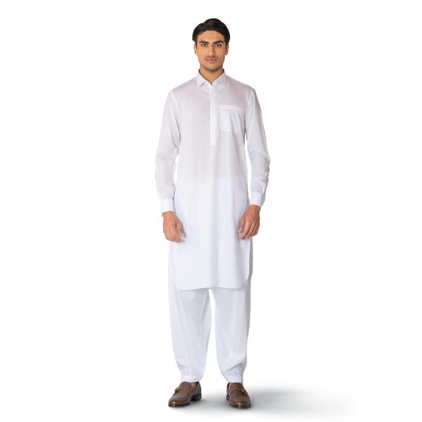 white kameez shalwar