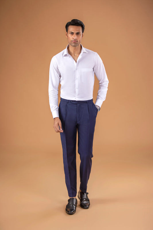 Double Breast Suit - Peak Lapel - Navy
